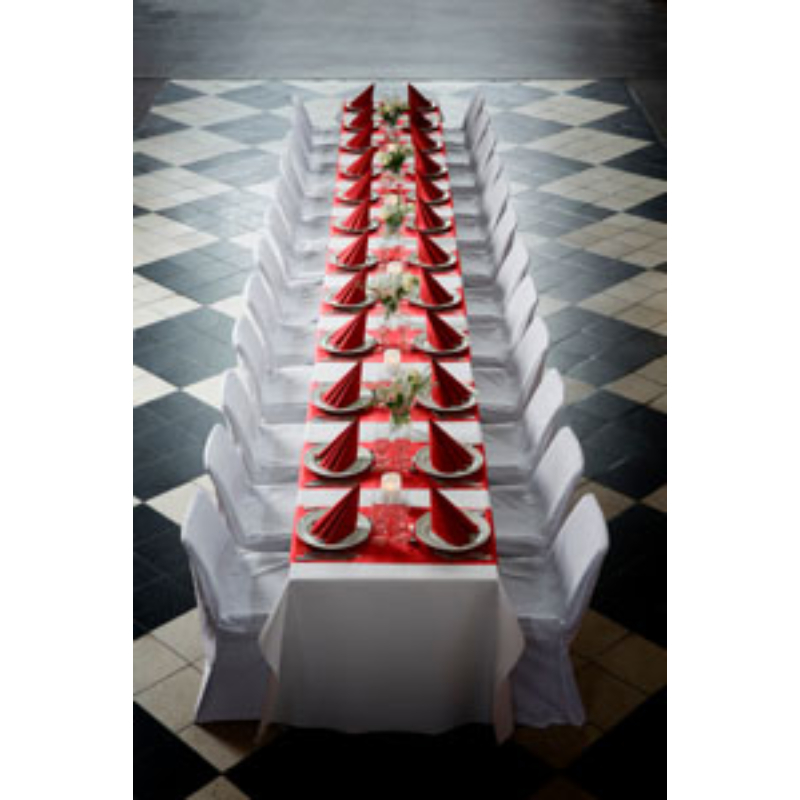 Dunicel® Asztali futó 3in1 bordó, 0,4 x 4,8 m