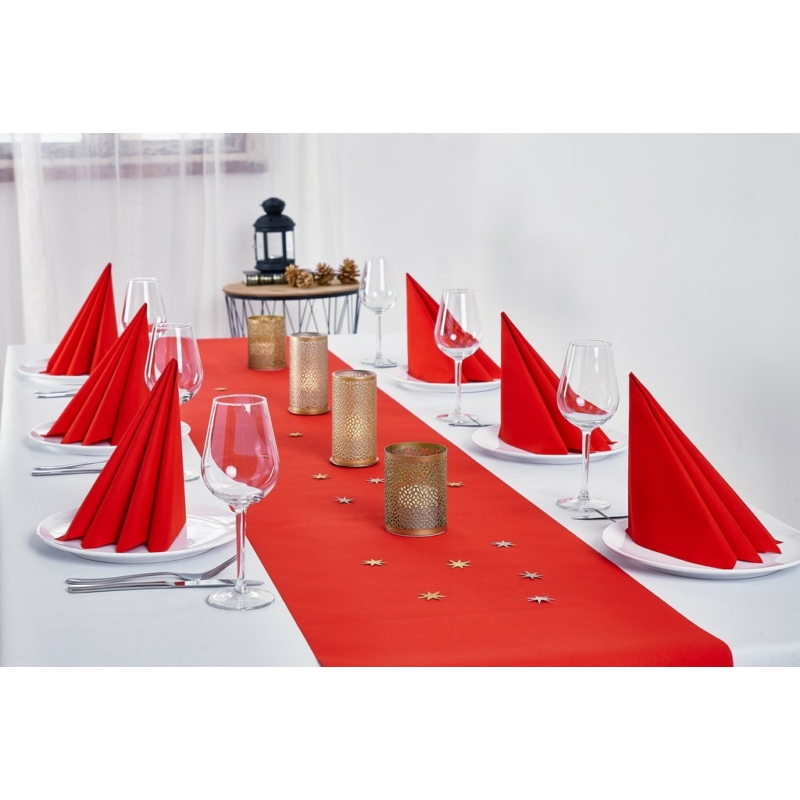 Dunicel® Asztali futó 3in1 piros, 0,4 x 4,8 m