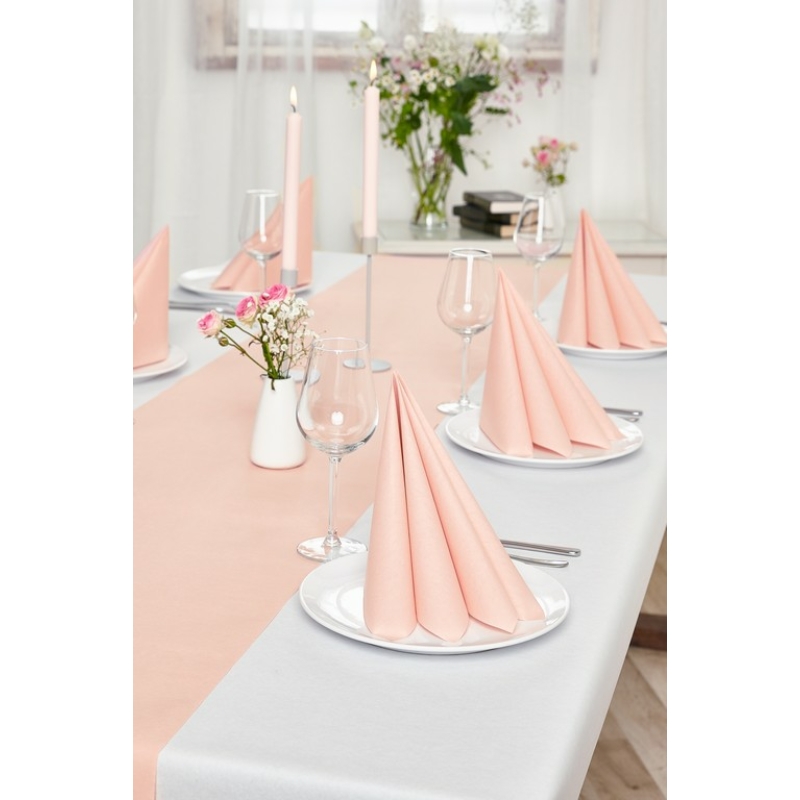 Dunisoft® textil hatású Szalvéta, rózsaszín színű 40 x 40 cm