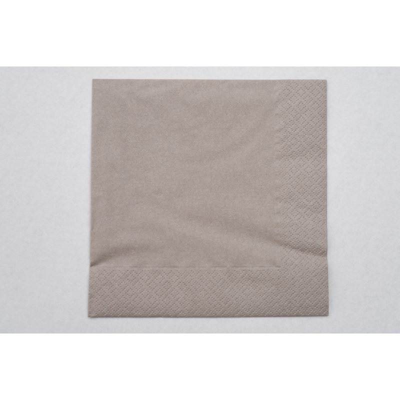 Bio Tissue Szalvéta, szürkésdrapp, 33 x 33 cm, 3-rétegű